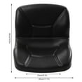 thumbnail image 3 of Universal Seat Replacement, Compact High Back Tractor Seat, Black Vinyl Forklift Seat, Skid Steer Seat with Pre-Drilled Holes, Fit Forklift, Tractor, Skid Loader, 3 of 20