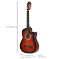 thumbnail image 3 of Soozier 39.5 Inch Classic Electric Guitar for Beginner with Case, 3 of 10