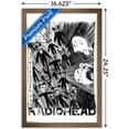 thumbnail image 3 of Radiohead - Scribble Wall Poster, 14.725" x 22.375", Framed, 3 of 3