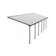 thumbnail image 2 of Palram - Canopia Feria 10' x 30' Polycarbonate/Galvanized Steel Patio Cover - Gray/Clear, 2 of 10