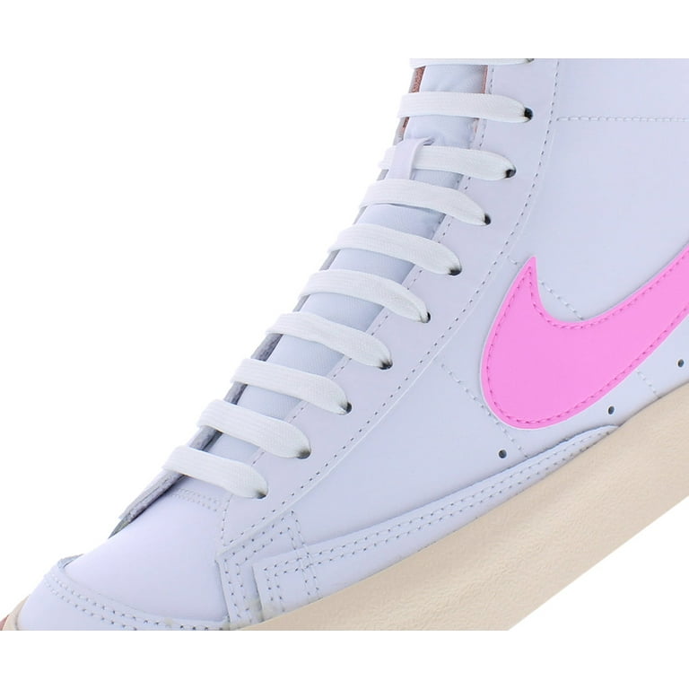 Nike Blazer Mid '77 GS Girls Shoes Size 7, Color: White/Pink