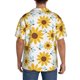 thumbnail image 3 of Fotbe Sunflowers Camisa Estampada de Manga Corta para Hombre, Casual de Verano, Estilo Playero, Sin Arrugas-3X-Large, 3 of 5