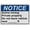 Warning Sign 3, variant on Weatherproof ANSI Private Property Sign (Active mining Private property Do not leave vehicle next____ ft) 8 in" x 12 in" UV Resistant Indoor Outdoor Workplace Insdustrial Caution Danger Sign