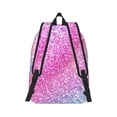 thumbnail image 2 of Naloa Fun Rainbow Pink Canvas Backpack for Men Women Rucksack Casual Travel Daypack College Tote Satchel Bookbag for Teens-Small, 2 of 7