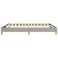 thumbnail image 6 of vidaXL Bed Frame Platform Bed Mattress Foundation Bedroom Furniture Fabric, 6 of 8