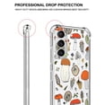 thumbnail image 3 of Wild Mushroom Collage Clear Case for Samsung Galaxy S23,Aesthetic Art Design Case for Men Women,Unique Trendy Transparent TPU Bumper Case Cover, 3 of 5