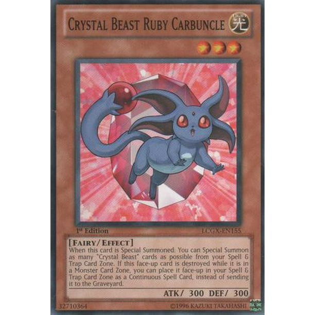 Yugioh Legendary Collection 2 Crystal Beast Ruby Carbuncle Lcgx En155 Walmart Com