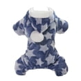 thumbnail image 2 of Ropa De Lana Para Perros Con Estampado De Estrellas, 4 Patas, Sudadera Con Capucha De Lana Coral Para Cachorros, Para Otoño E Invierno, Razas Pequeñas, 2 of 7
