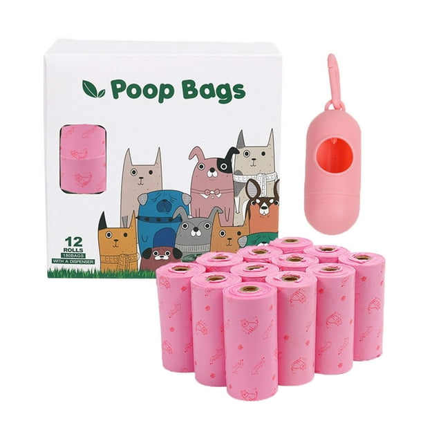 Bolsas Biodegradables Para Excrementos De Perro Con Control De Olores Perfumadas Bolsas Para Residuos De Mascotas Para Perros Y Gatos Uso En Interiores Y Exteriores Compostables Eliminación De Resid