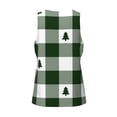 thumbnail image 5 of Gaeub Green White Lumberjack Plaid Men's Athletic Tank Top, Workout Sleeveless Shirts, Running Tank Tops for Gym, Running, Training - 3X-Large, 5 of 9