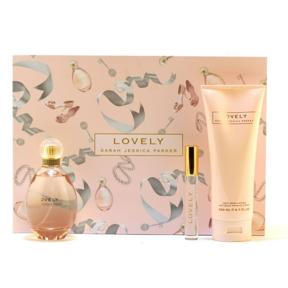 LOVELY FEMME - 100ML EDP VAPORISATEUR/200ML LOTION POUR LE CORPS/10ML ROLL ON SET