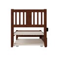 thumbnail image 5 of AFI Tahoe Twin-XL Wood Platform Bed with Headboard Footboard & Twin-XL Trundle, Walnut, 5 of 7