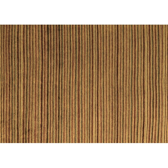 Ahgly Company Indoor Rectangle Abstract Brown Modern Area Rugs, 2' x 3'