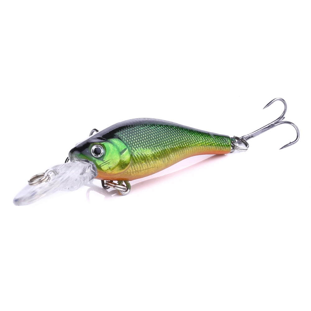 HENGJIA Minnow Bass Fishing Lures, Jerkbait Lure Set Hard Baits Deep Diving Crankbait for Catfish Walleye Trout Fishing Bait 8Pcs/kit