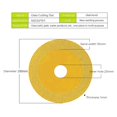 thumbnail image 4 of 3xAccesorios De Herramientas Rotativas De Rueda De Disco De Corte Para Moler De Granito Amarillo, 4 of 4