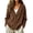Coffee, variant on GEWSEY Women Corduroy Button Down Shacket Jacket V Neck Long Sleeve Casual Oversized Lightweight Cardigan Coat with Pockets (Sky Blue, L)
