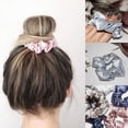 thumbnail image 4 of Chouchous en Soie pour Cheveux, Attaches Élastiques pour Queue de Cheval, 4 of 5