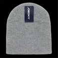 thumbnail image 1 of Decky 608-HGY GI Cuffless Watch Caps, Heather Grey, 1 of 1