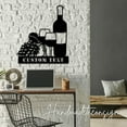 thumbnail image 3 of Handmadetneonsign Custom Wine Bar Metal Wall Art LED Light, Personalized Wine Pub Name Metal Sign, 3 of 5