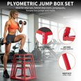 thumbnail image 3 of Plyometric Jump Box, Steel Agility Training Platform, Non‑Slip Surface, Perfect for Home Functional Training, Strength Improvement and Physical Conditioning, 3 of 8