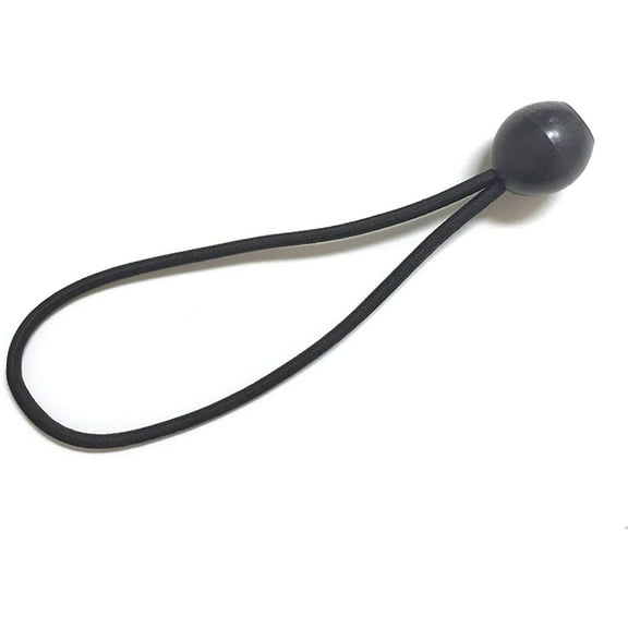 King Canopy 8 inch Black Ball Bungee Straps - 25 pack