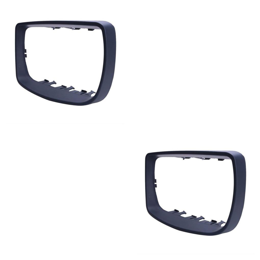 Right Side Plastic Car Rearview Mirror Frame Cover Trim Ring 51168254904 Replacement for BMW E53 X5 00-06 