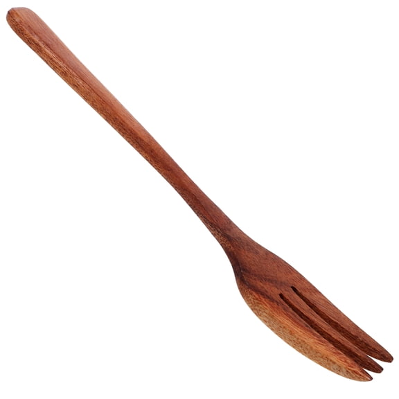 Yongwei Wooden Fork Smooth Wooden Kitchen Utensil Long Handle Fork Kitchen Fork Wood Fork Mixing Fork