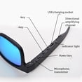 thumbnail image 4 of Gafas de sol inalámbricas inteligentes Cateissary con Bluetooth para ciclismo al aire libre color plata, 4 of 6