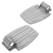 CTIRCHIU Elevating Wheelchair Footplate Plated Silver Sturdy Metal for Enhanced Stability