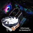 thumbnail image 4 of SNOWMAN 4 Heat Pipe CPU Cooler PWM 4 Pin PC Radiador Ventilador de refrigeración (sin luz) Hugtrwg Nuevos Originales, 4 of 8