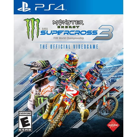 Monster Energy Supercross The Official Videogame 3, Square Enix, PlayStation (Best Playstation 4 Split Screen Games)