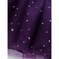 thumbnail image 6 of Aislor Girls Sequins Mermaid Costume Criss Cross Back Fishscale Leotard Tutu Ballet Dress Princess 3-10 Holographic Purple 8, 6 of 7