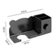thumbnail image 3 of Organizador de herramientas para el pelo de pared - Cesta metálica para organizador de baño para secador de pelo, plancha y cepillos, montaje adhesivo sin taladrar, negro/gris/blanco, 3 of 9