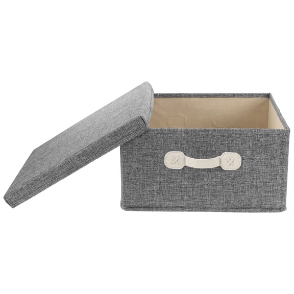 PENIKOKO Grey Rectangular Closet Organizer Storage Container Clothes Storage Box for Home and Wardrobe
