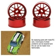 thumbnail image 2 of fastboy 4piece 22.5mm Aluminum Alloy Wheel Rims Compatible With Wltoys 1/28 K969 Metal RC Car Upgrade Racing Tire RC Car blue 1Set, 2 of 6