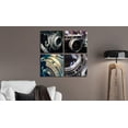 thumbnail image 2 of Tiptophomedecor Stretched Canvas Still Life Art - Enchant The Time - Stretched & Framed Ready To Hang Art, 2 of 3