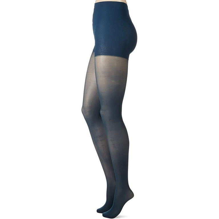DKNY Women s Comfort Luxe Opaque Control Top Tights Dragonfly Dark Small Walmart