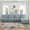 Blue, variant on 120*61" Oversized Wide Seat Sectional Sofa with Reversible Chaise,Loop Yarn Fabric 5-seat Armless Indoor Furniture,Convertible L-shaped Couch for Living Room,Apartment