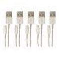 thumbnail image 4 of Visiontek 900759 3.3 FT. White Lightning to USB White 1 Meter Cable 5 Pack, 4 of 5