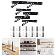 thumbnail image 3 of ITSELFER 6pcs Hidden Floating Shelf Bracket 150mm Heavy Duty Invisible Shelf Bracket, 3 of 6