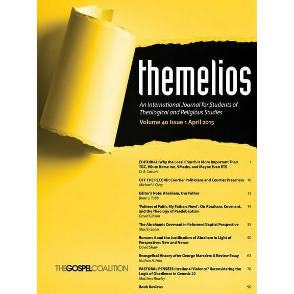 Themelios: Themelios, Volume 40, Issue 1 (Paperback)