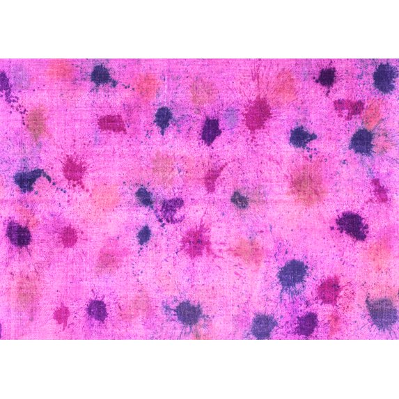Ahgly Company Indoor Rectangle Abstract Pink Contemporary Area Rugs, 4' x 6'