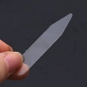 MANNYA Collar Stiffeners Stay For Dress Shirt Men Gifts Clear Plastic Collar Stays 55mm