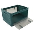 thumbnail image 1 of Storage Bins With Lids, Stackable Storage Bins With Wheels Removable Folding Plastic Storage Boxes 3 Doors File Cabinet For Closet Office Organizing  Clothes, Toys, Books, 1 of 8