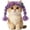 Purple, variant on Cute Twist Braid Pet Wig Funny Cat Dog Headdress Handmade Cosplay Costume Photo Props