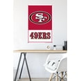 thumbnail image 6 of NFL San Francisco 49ers - Logo 21 Wall Poster with Pushpins, 22.375" x 34", 6 of 6