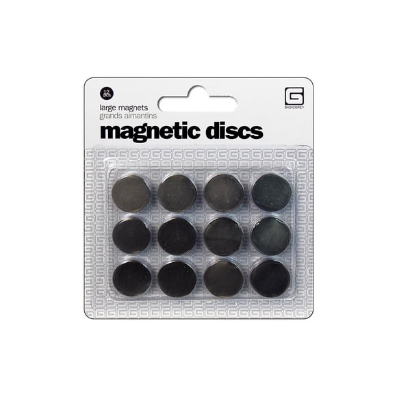 Magnetic Discs .625" 12/Pkg-1/32" Thick - MET522