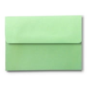 Free Shipping 25 Pastel Green Square Flap A7 (5-1/4" X 7-1/4") Envelopes for 5" X 7" Greeting Cards Invitation Photos Birth Announcements Showers Christening Thank You Wedding By Envelopegallery