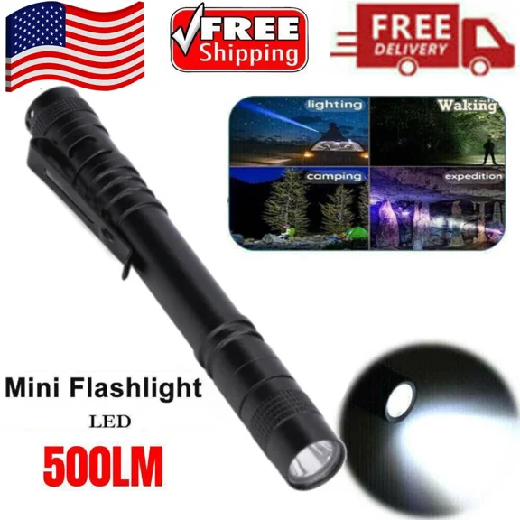 Portable Tactical Flashlight Mini Super Bright Penlight Small Led Torch Light
