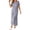A-Grey1077, variant on XIAOCHA Women's Open Knit Cover-Up Dress Crew Neck Short-Sleeve Summer Beach Maxi Dress